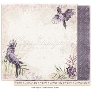 Maja Design Tropical Garden, Purple parrot